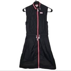 Hunter Black Dress with Red Trim